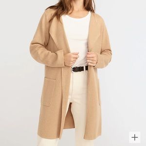 J. Crew Juliette collarless sweater-blazer NWOT